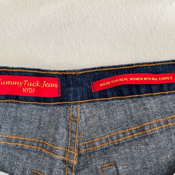 Tummy Tuck Wide Leg Jeans NYDJ Size 10 - Picture 8 of 8